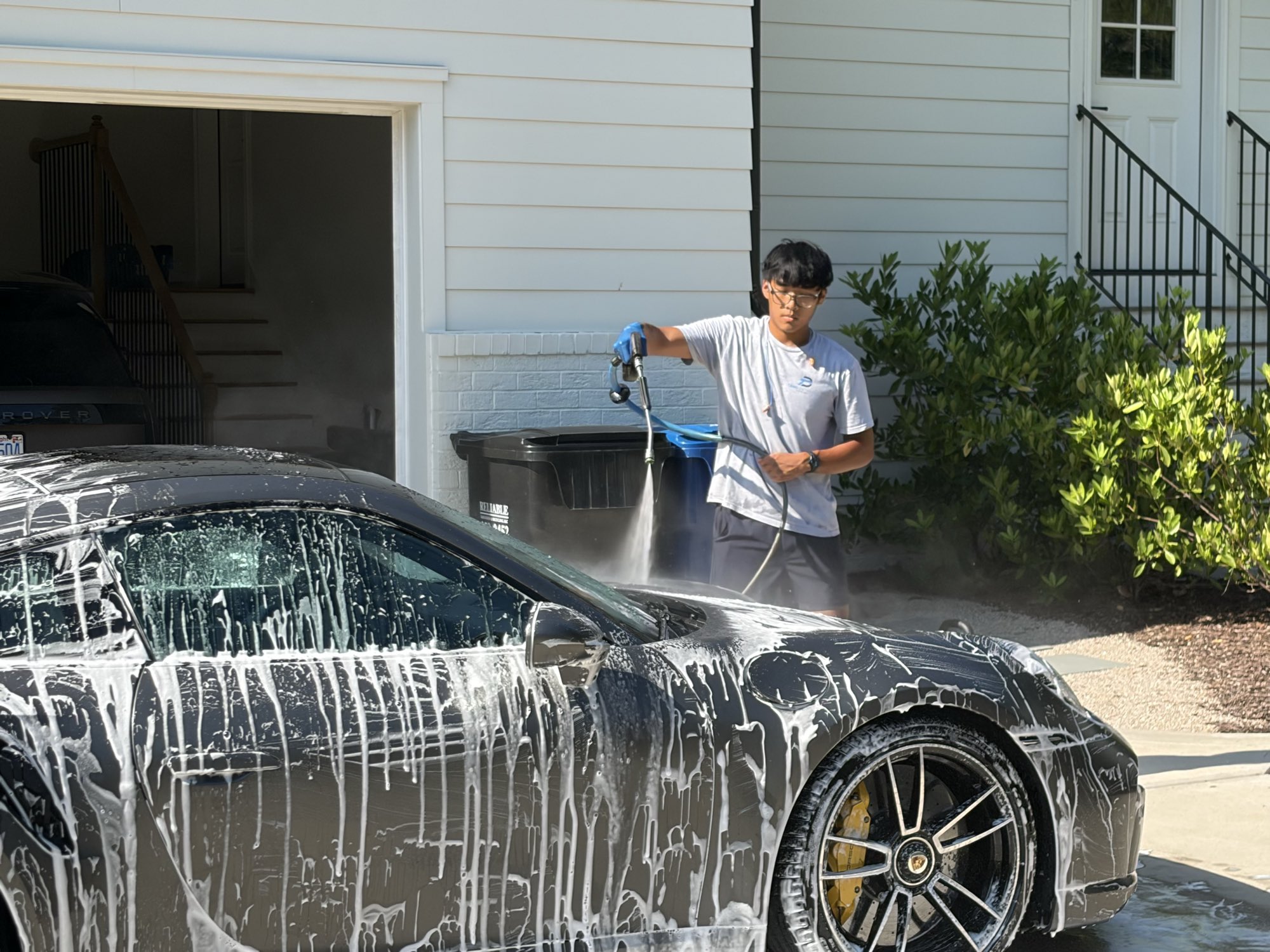 Porsche 911 Turbo S after a full detail by Tang Detailing in Raleigh NC